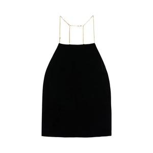 Рубашки и топы Palm Angels Chain Velvet Top 'Black'