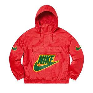 Анораки Supreme x Nike Leather Anorak «Красный»