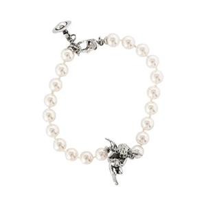 Браслеты Vivienne Westwood Putti Pearl Bracelet 'Platinum/Creamrose Pearl'