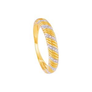 HABIB 916/22K Желтое и белое золото Кольцо 6GR00241225BI