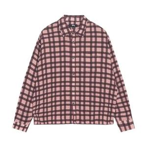 Рубашка на пуговицах Stussy Sonoma Plaid Shirt 'Розовый'