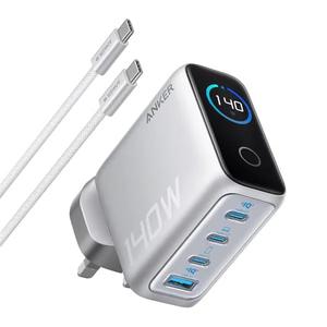 Anker зарядное устройство (140W, 4 порта, PD 3.1) - White