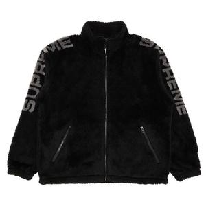 Флисовая куртка Supreme Shoulder Logo Fleece Jacket 'Black'