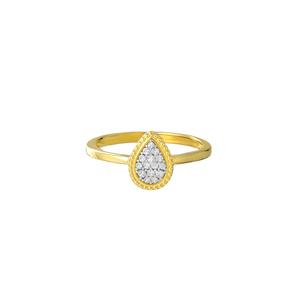 TOMEI кольцо коллекции Diamond Cut, желтое золото 916/22K
