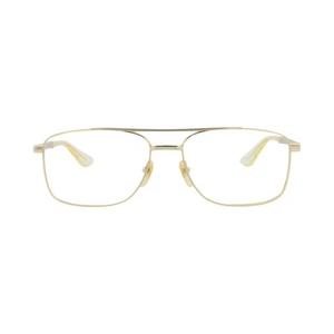 Очки Gucci Aviator-Frame Metal Optical Frames 'Gold Gold Transparent'