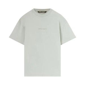 Футболки Palm Angels Reverse Logo Print T-Shirt «Light Grey»