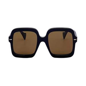 Gucci Oversized Солнцезащитные очки 'Black/Brown'