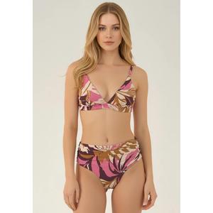 Топ-бикини Southern Tropo Thrift Pink с V-образным вырезом