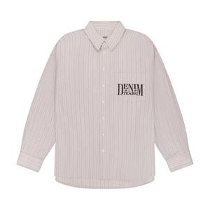 Polos Denim Tears полосатая рубашка на пуговицах 'Tan'