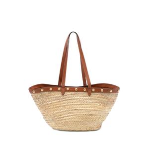 Большая сумка-тоут Raffia Classic Studded Panier (2019 год)