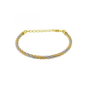 Серебряный браслет S925 итальянский - витой канат 2c