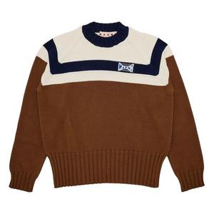 Трикотаж Marni Roundneck Sweater 'Табачный'