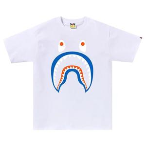 Футболки с коротким рукавом BAPE Colors Shark Ponr Tee 'White'