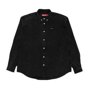 Рубашки на пуговицах Supreme Small Box Denim Shirt 'Чёрный'
