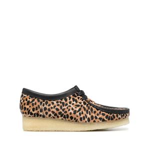 Туфли Wallabee с леопардовым принтом