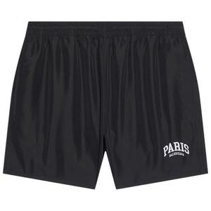 Плавки Balenciaga Paris Swim Shorts 'Black/White'