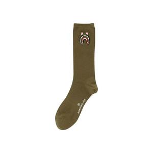 Носки и колготки BAPE 1st Shark Socks 'Olive Drab'