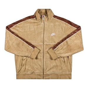 Track Jackets Supreme x Nike велюровая спортивная куртка 'Загар'