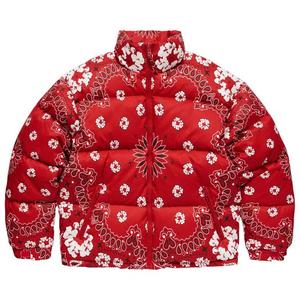 Пуховики Denim Tears Cotton Wreath Paisley Puffer Jacket 'Красный'
