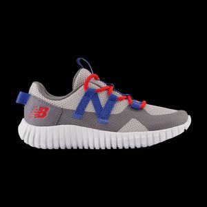 Кроссовки New Balance Playgruv v2 Bungee Little Kid Wide 'Grey True Red'