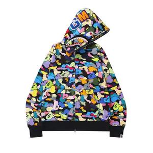 Толстовки на молнии BAPE Color Camo Shark Full Zip Hoodie 'Multicolor'