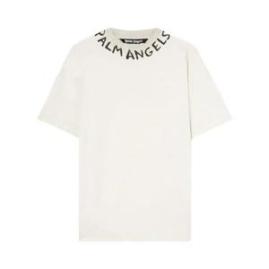 Футболки Palm Angels Seasonal Logo Vintage Tee «Белый/Черный»