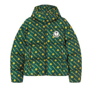 Пуховики Moncler x Palm Angels Thompson Short Down Jacket 'Dark Green'