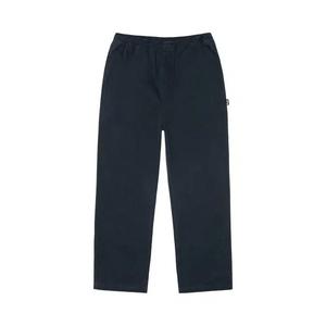Низ Stussy Пляжные брюки из хлопкового твила 'Темно-синий'