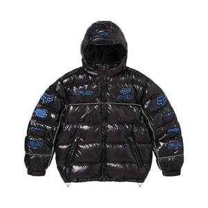 Пуховики Supreme x Fox Racing Shiny Down Puffer Jacket 'Черный'