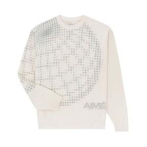 Свитеры Aimé Leon Dore x New Balance Geo Print Crewneck Sweater 'Pristine'
