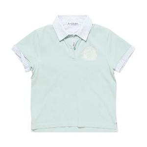 Поло Acne Studios Short-Sleeve Polo Shirt 'Light Blue'