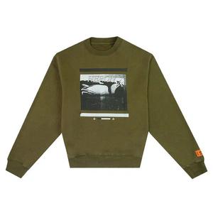 Свитшоты Heron Preston Misprinted Heron Crewneck 'Dark Olive/Black'