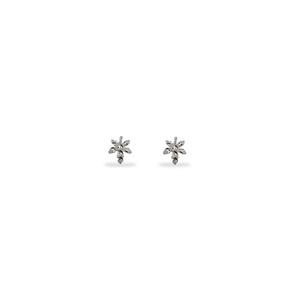 Серьги из стерлингового серебра 925 пробы SS166 с покрытием из белого золота