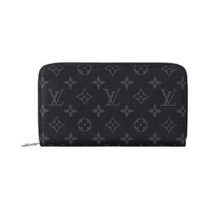 Кошельки Louis Vuitton Zippy Organizer 'Black Monogram Eclipse Canvas'