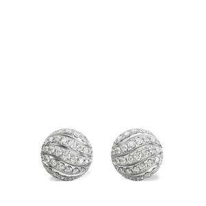Серьги-гвоздики Sculpted Cable с бриллиантами