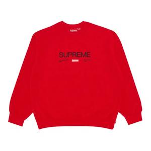 Свитер с круглым вырезом Supreme Established Crewneck 'Красный'