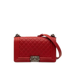 Сумка через плечоOld Medium Quilted Caviar Boy Flap (2016-2017 годы)
