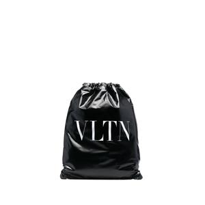 Лакированный рюкзак с логотипом VLTN