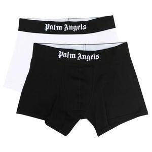 Нижнее белье Palm Angels Boxer Bipack 'Белый/Черный'