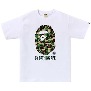 Верха BAPE ABC Camo By Bathing Ape Tee 'White/Green'