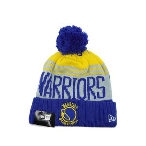 Шапка бини Golden State Warriors с помпоном