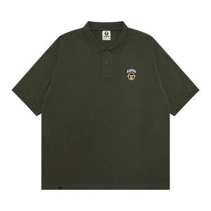 Поло AAPE r Polo Shirt 'Хаки/Серый'