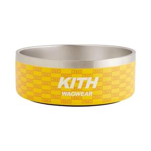 Для питомцев Kith For Wagwear Металлическая миска для собак 'Желтый'