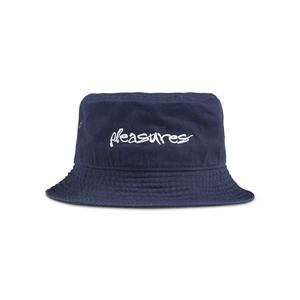 Панамы Pleasures Hyde Logo Bucket Hat 'Темно-синий'