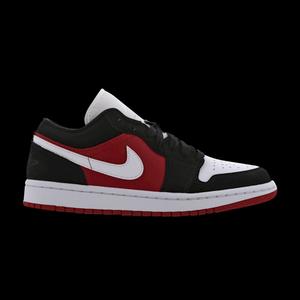 Баскетбольная обувь Lifestyle Wmns Air Jordan 1 Low 'Black White Gym Red'
