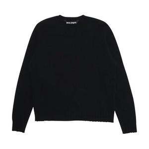 Свитера Palm Angels Rec Logo Sweater 'Black/White'