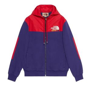 Куртка Outerwear Gucci x The North Face Zip Jacket 'Синий/Красный'