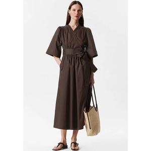 Платье-миди с запахом