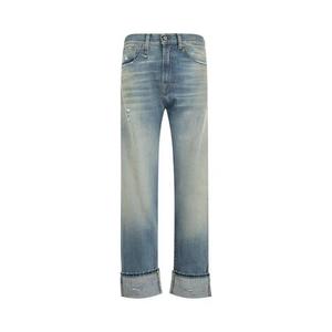 Джинсы R13 Cuffed Bf Jean 'Hackney Blue'