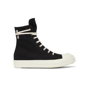 Кроссовки Rick Owens EDFU DRKSHDW Cotton Denim High 'Черное Молоко'